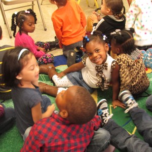 Happy Children at Preschool